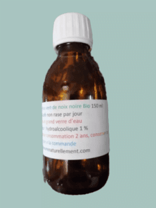 Brou vert de noix noire bienfaits pour vers intestinaux